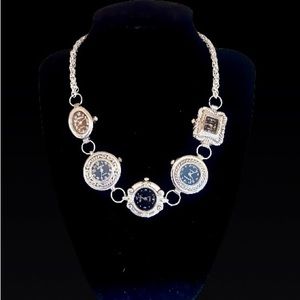 Handmade, watch, choker necklace